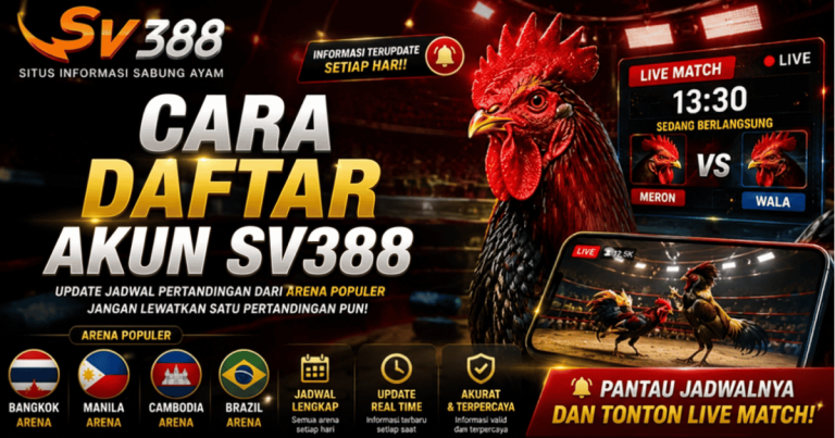 Cara Daftar Akun SV388