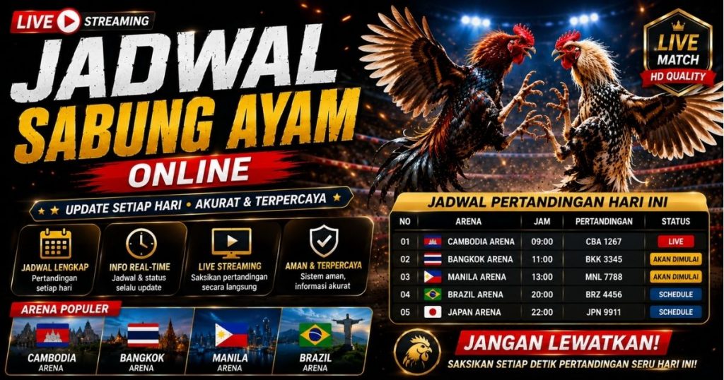 Jadwal Sabung Ayam Online